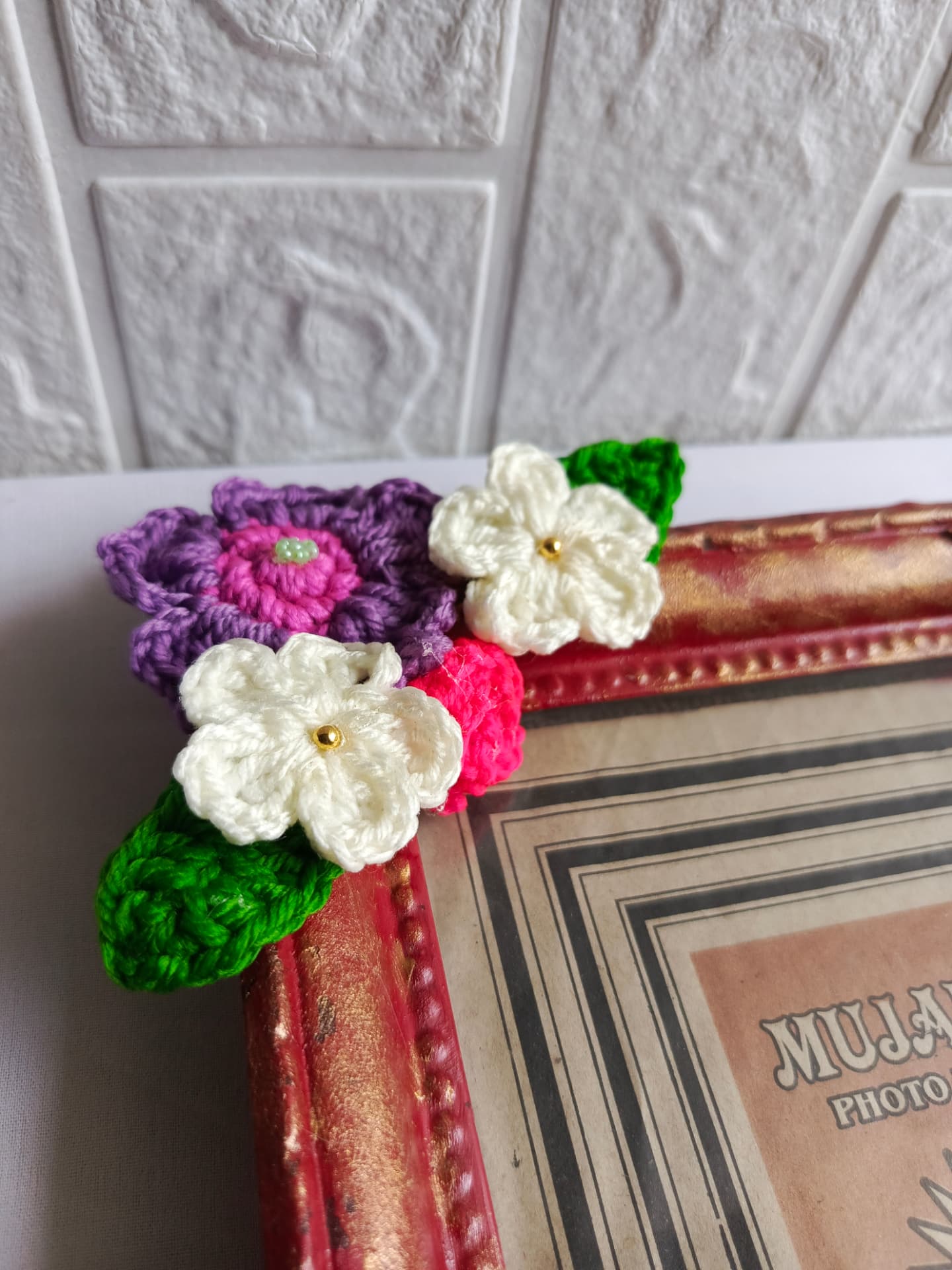 Crochet Photo Frame photo 3 — handmade crochet by Bloom Corner, Karachi
