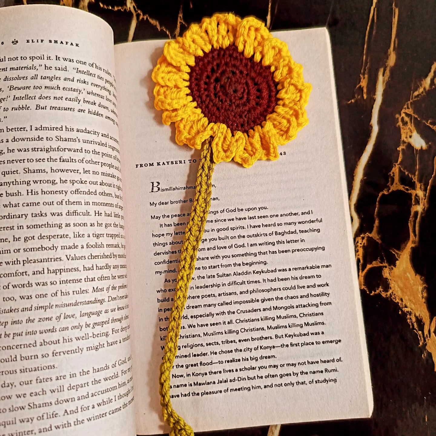Sunflower Bookmark 🌻