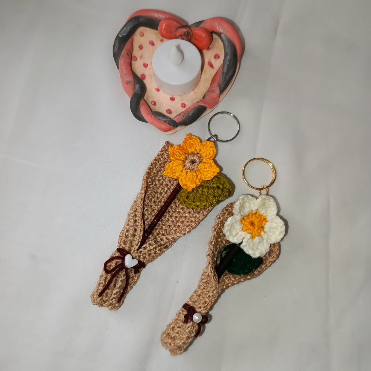Mini Flower Bouquet Keychain 💐