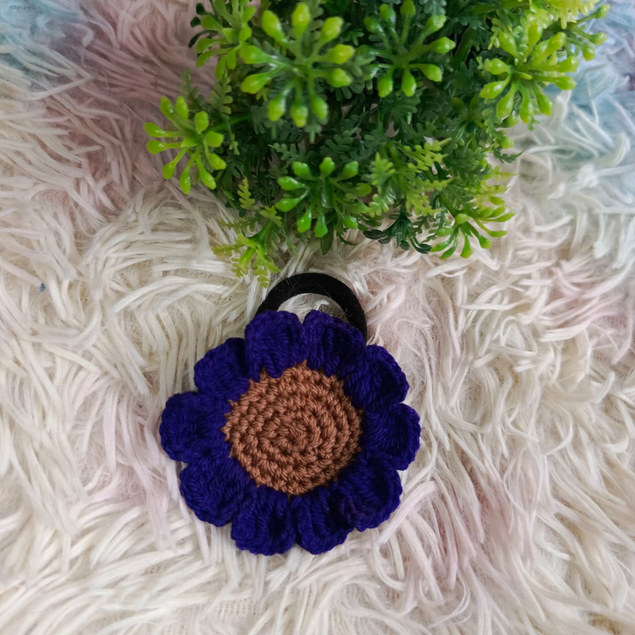 Flower Hair Tie 💜