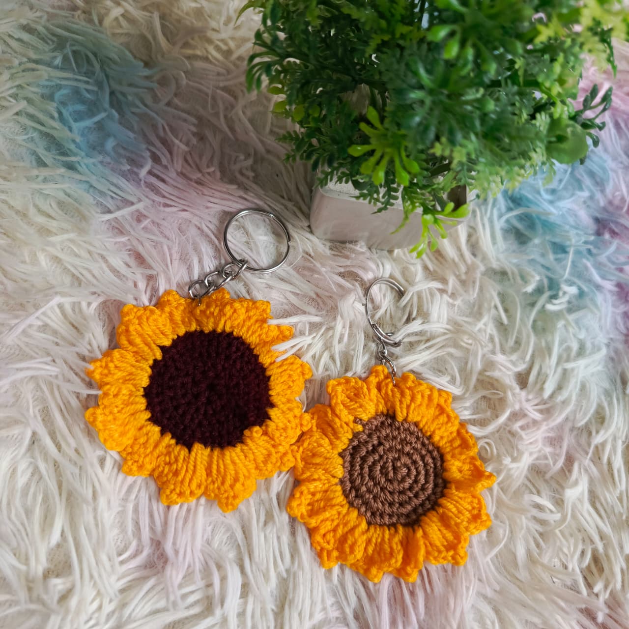 Sunflower Keychain 🌻