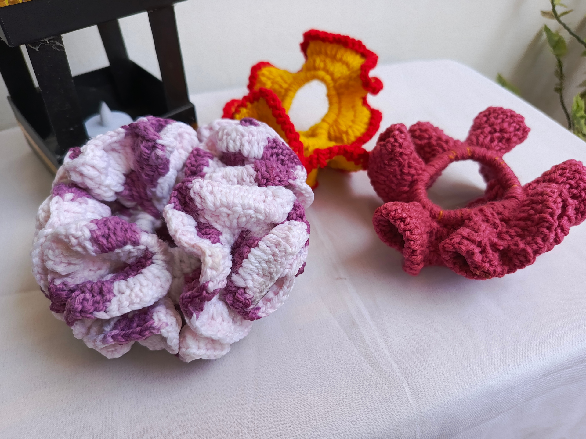 Handmade Crochet Scrunchies 🎀